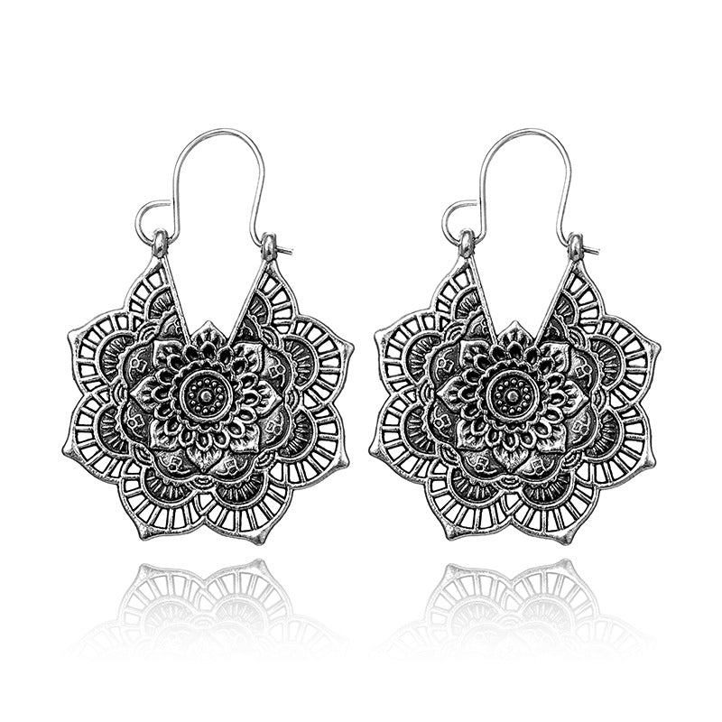 Lotus Mandala-Ohrringe – Levana | Shop Nory