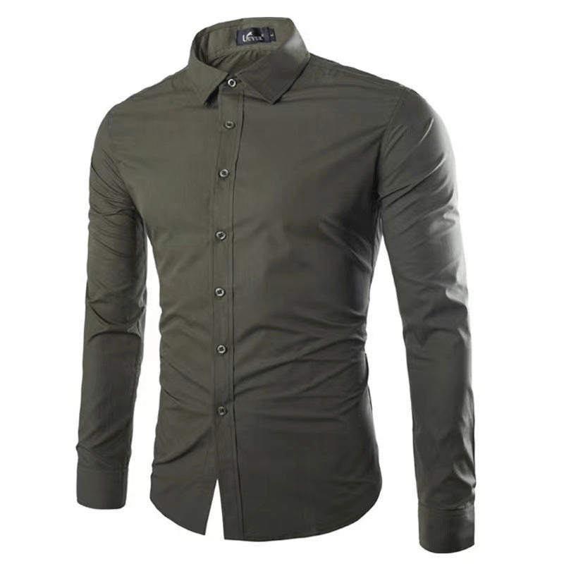 Shopnory | Bügelfreies Hemd Herren Bluse