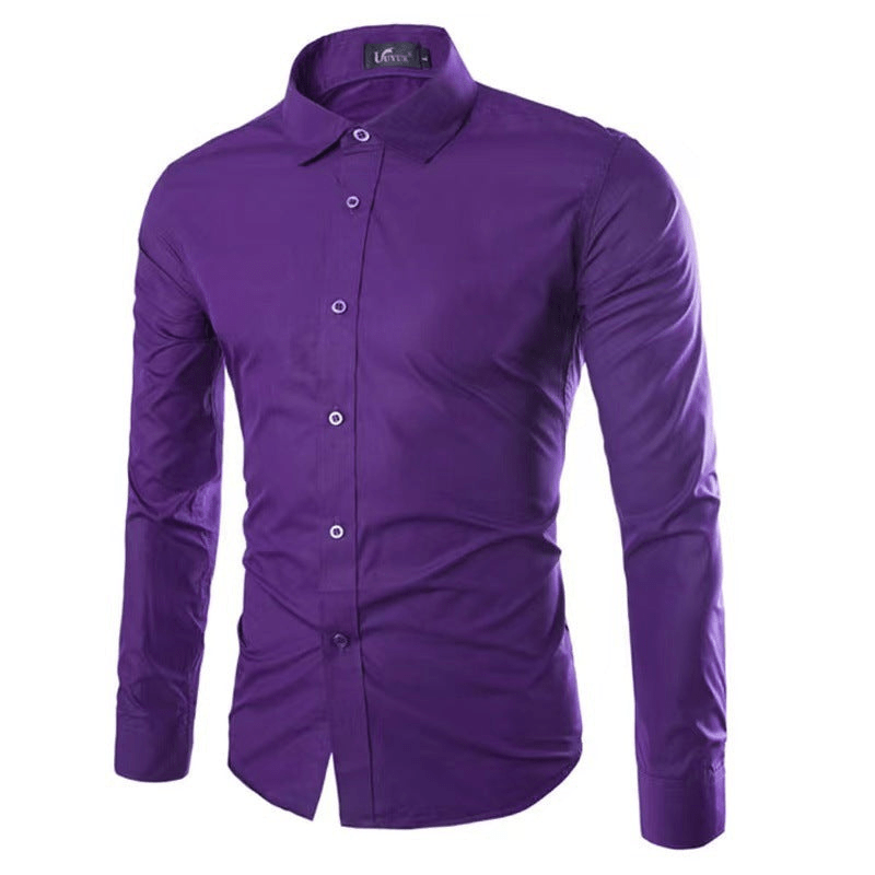 Shopnory | Bügelfreies Hemd Herren Bluse