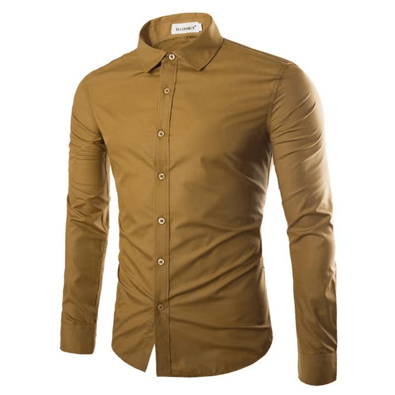 Shopnory | Bügelfreies Hemd Herren Bluse