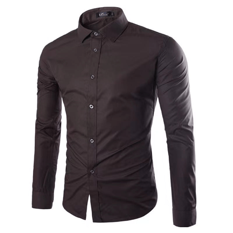 Shopnory | Bügelfreies Hemd Herren Bluse