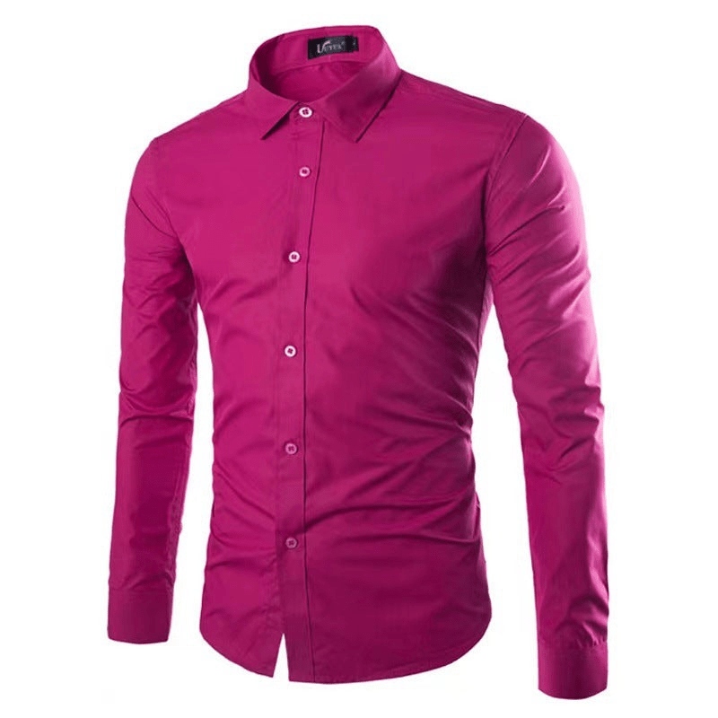 Shopnory | Bügelfreies Hemd Herren Bluse