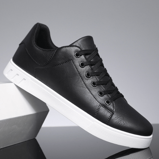 Sneakers Herren Leder Sneakers Komfortabel Trendy Freizeit Sneakers