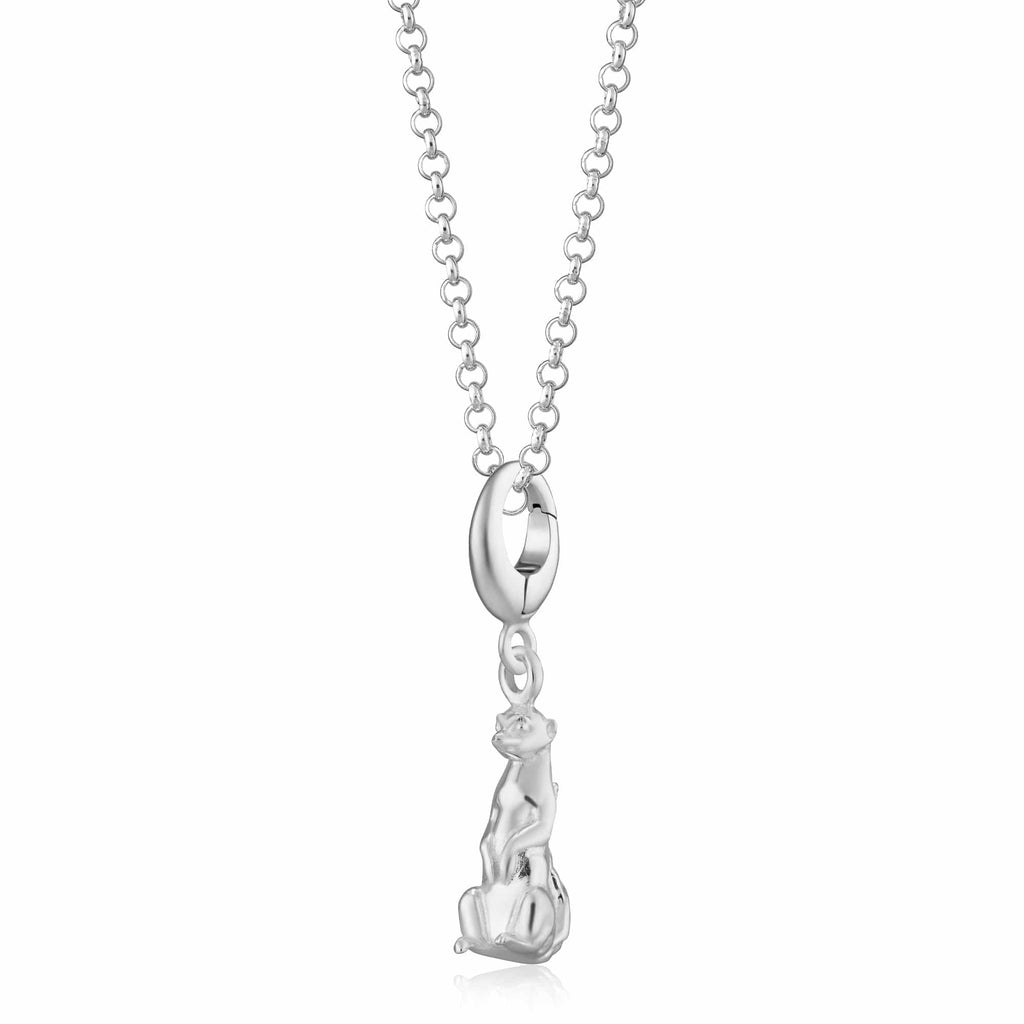 Silber Erdmännchen Charm Necklace | Shop Nory