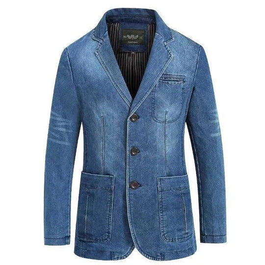 Herren Blazer - Cowboy Denim Jeans Blazer