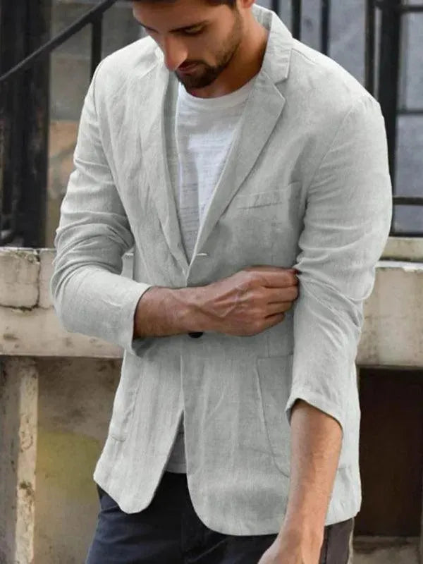 Herren Blazer - Leinen Blazer