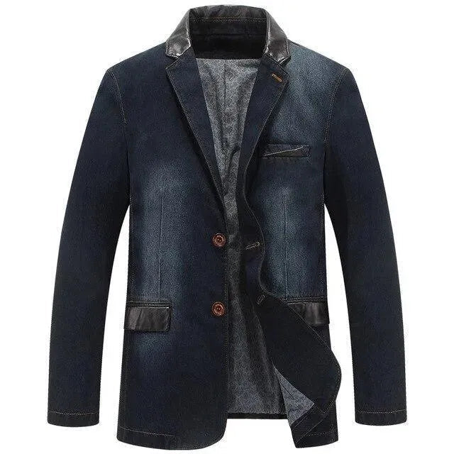 Shopnory | Herren Blazer - Streetstyle Denim Blazer