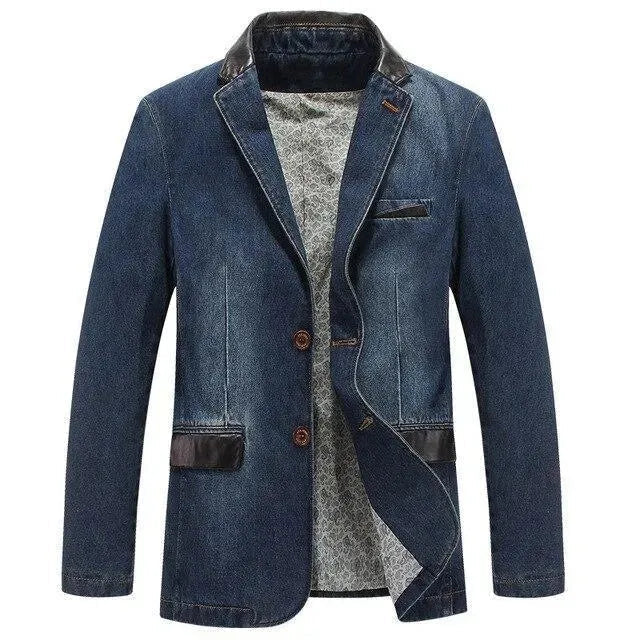 Shopnory | Herren Blazer - Streetstyle Denim Blazer