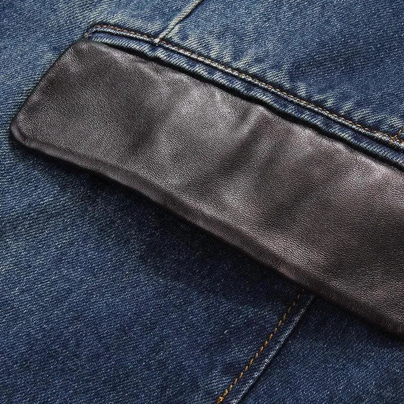 Shopnory | Herren Blazer - Streetstyle Denim Blazer