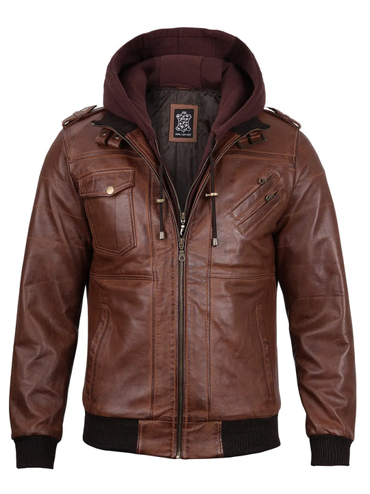 Lederjacke
