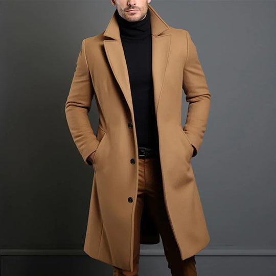 Herren Klassischer Maßanzug Mantel – MarinShopnorylau, Schwarz, Beige Optionen