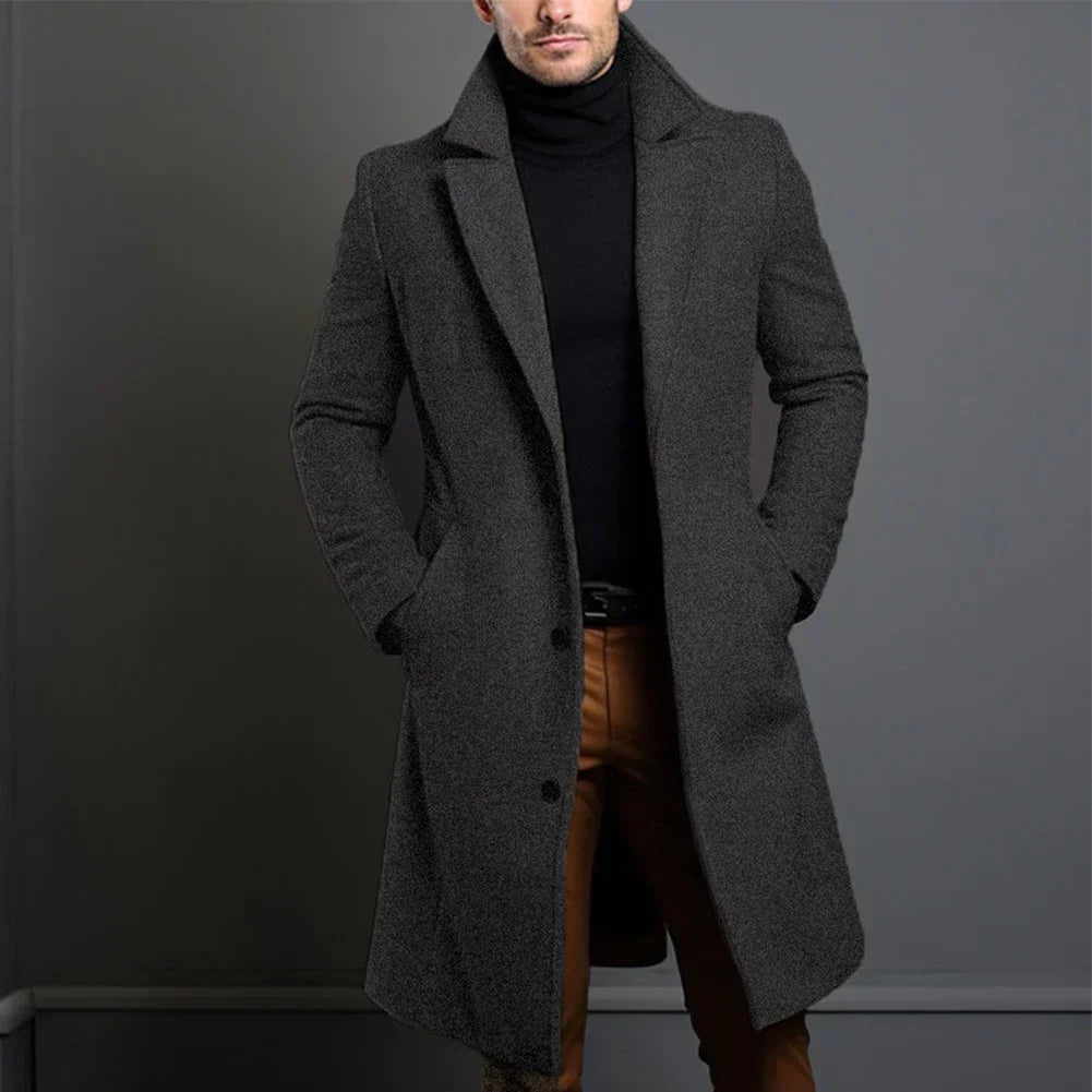 Herren Klassischer Maßanzug Mantel – MarinShopnorylau, Schwarz, Beige Optionen