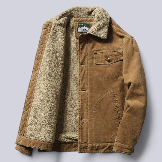 Herren Cordjacke Herbst mit weichem Innenfutter