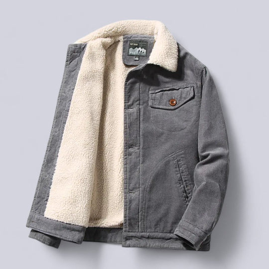 Herren Cordjacke Herbst mit weichem Innenfutter