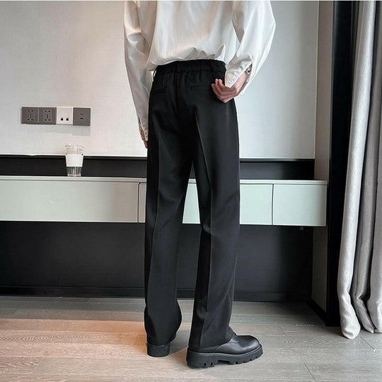 Herren Hochbund Lässig Weite Beinhose für Ultimativen Komfort