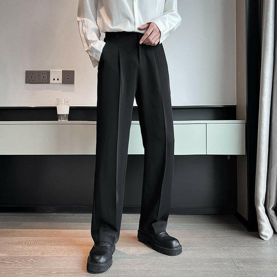 Herren Hochbund Lässig Weite Beinhose für Ultimativen Komfort