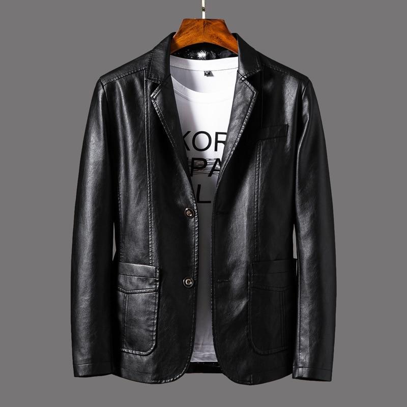 Herren Leder Blazer
