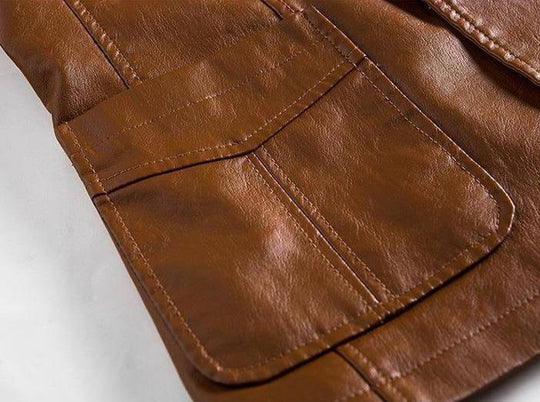 Herren Leder Blazer