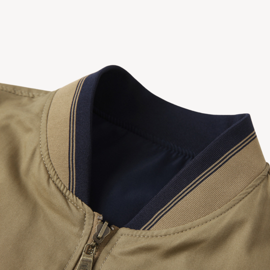 Herren Leichte Wendbare Bomberjacke - Slim Fit, Mehrere Farben