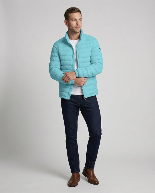 Herren Luxus Daunen-Pufferjacke - Warm & Stylisch