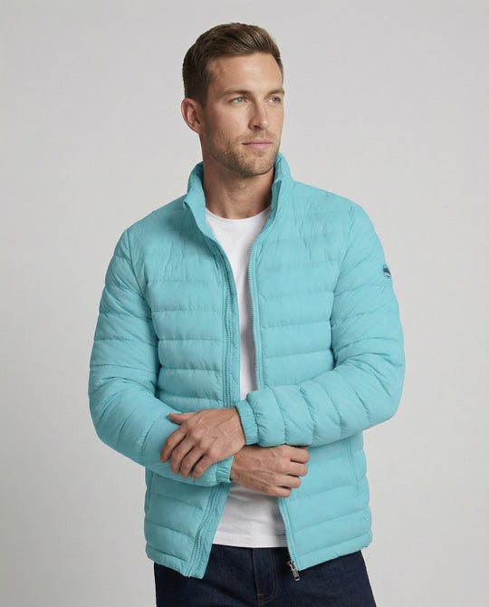 Herren Luxus Daunen-Pufferjacke - Warm & Stylisch