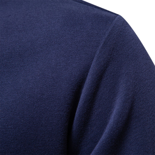 Herren-Polo-Pullover mit langen Ärmeln