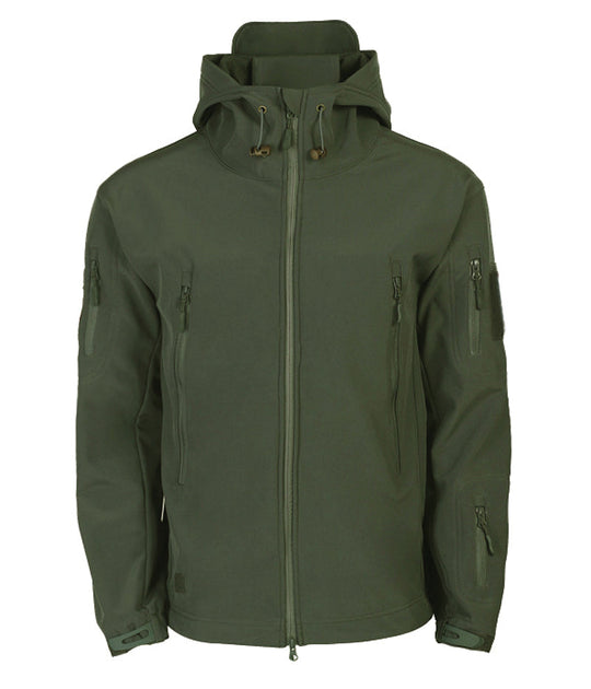 Herren Softshelljacke mit Kapuze