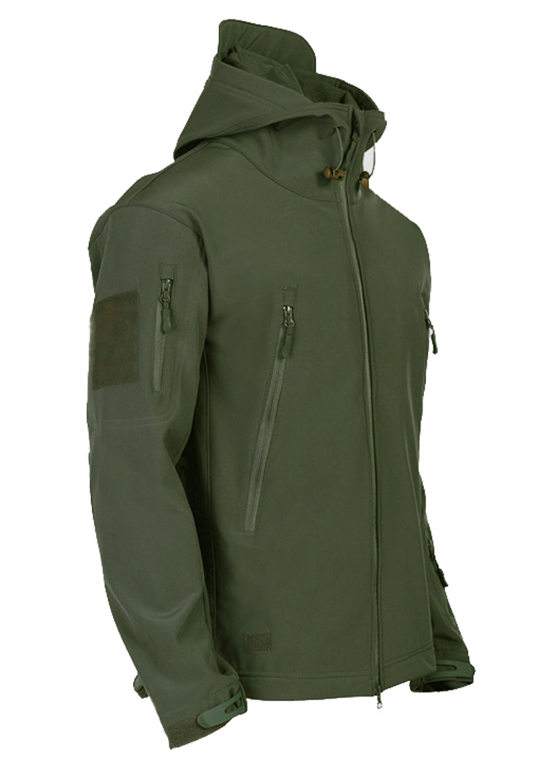 Herren Softshelljacke mit Kapuze