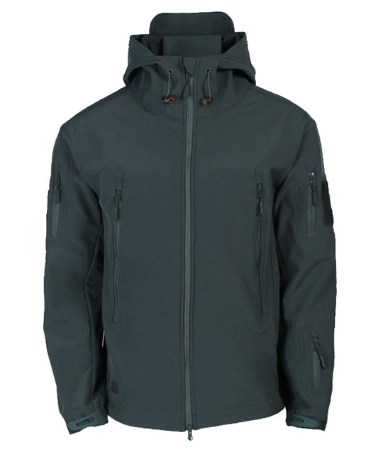 Herren Softshelljacke mit Kapuze