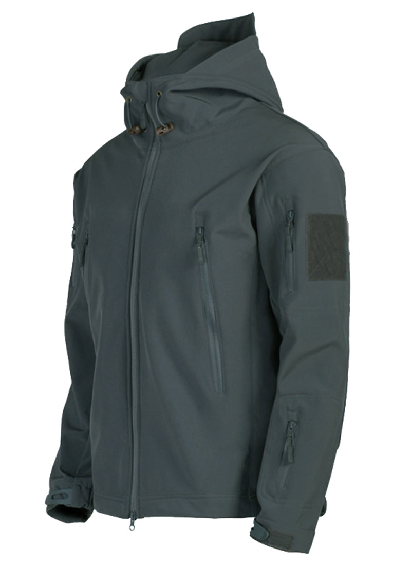 Herren Softshelljacke mit Kapuze
