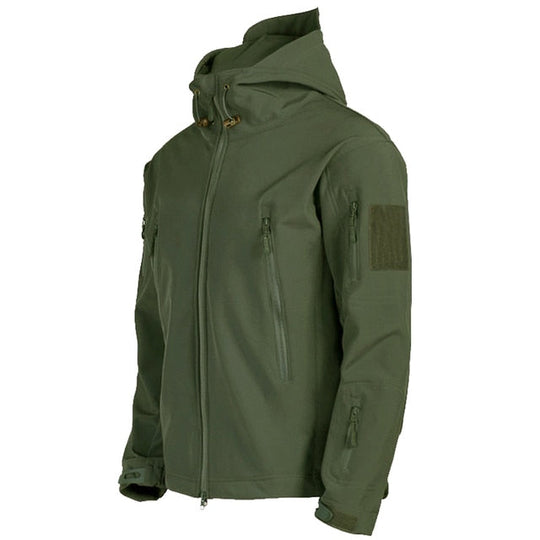 Herren Softshelljacke mit Kapuze