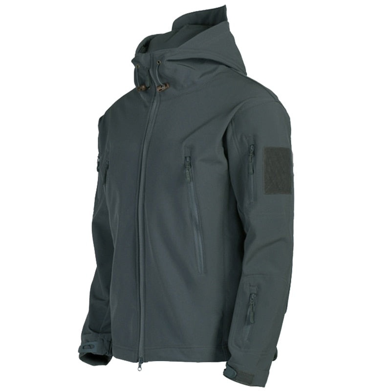 Herren Softshelljacke mit Kapuze