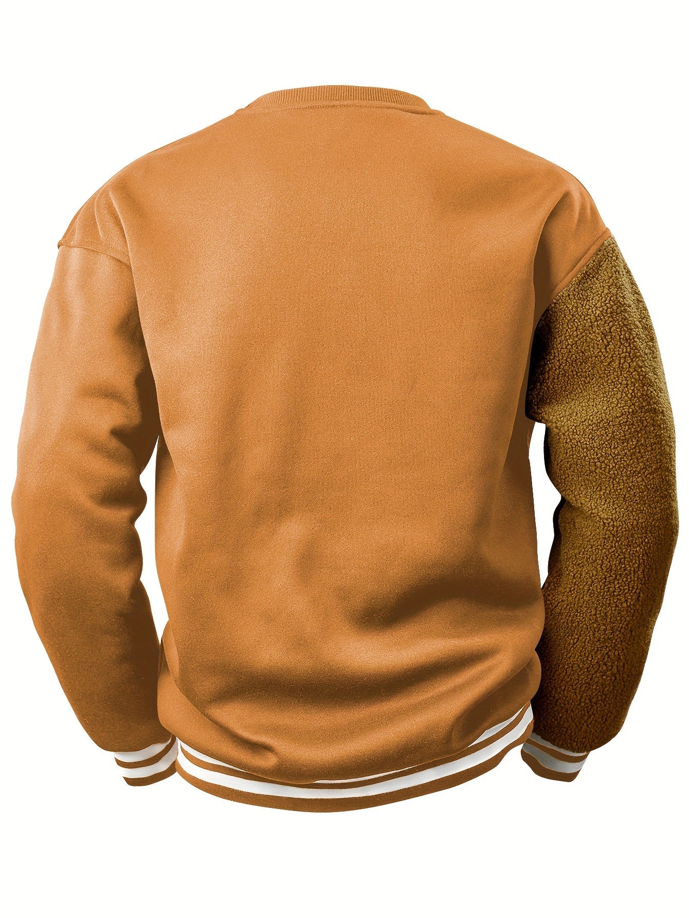 Herren Sweatshirt mit gesticktem Cartoon-Bär