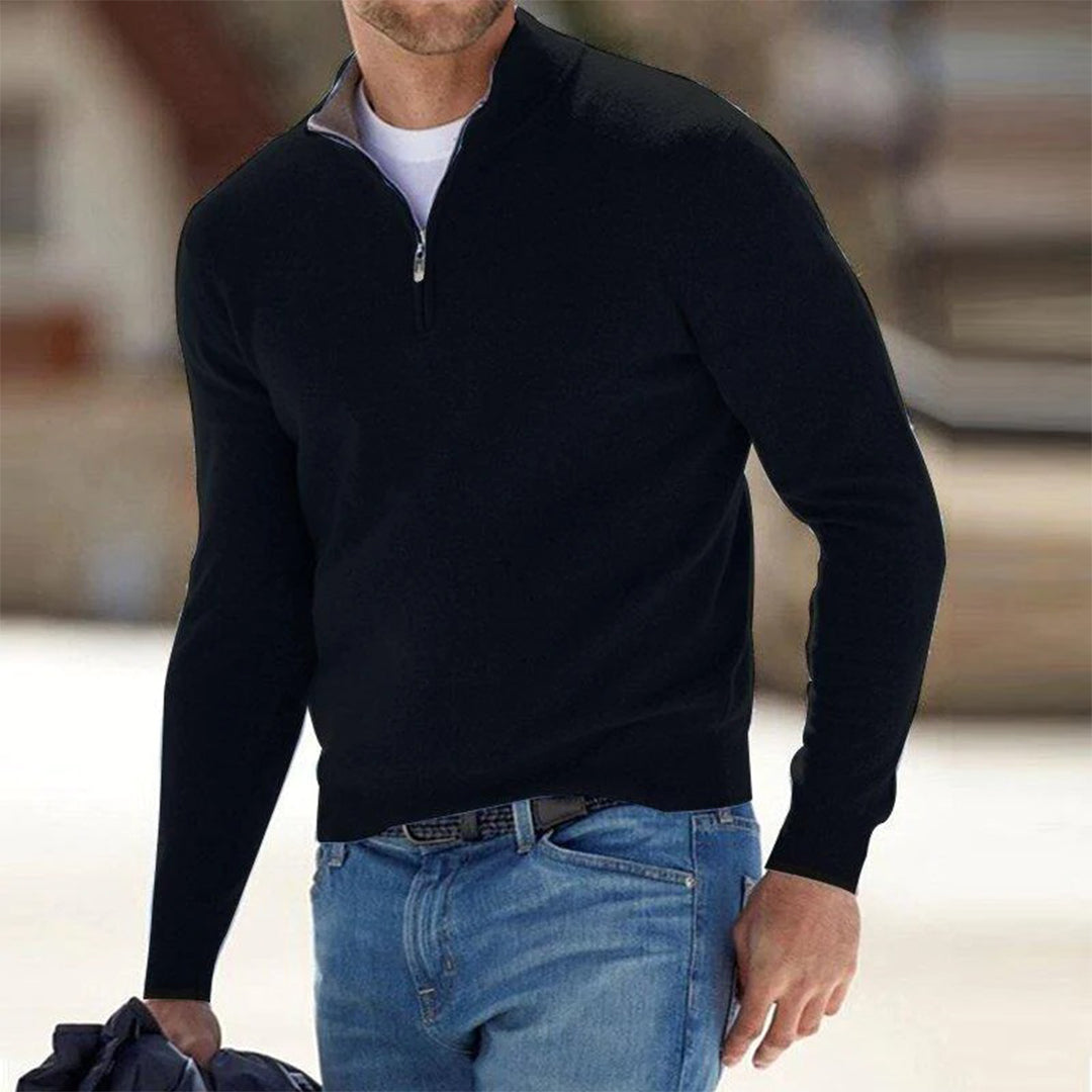 Herren Zip Pullover
