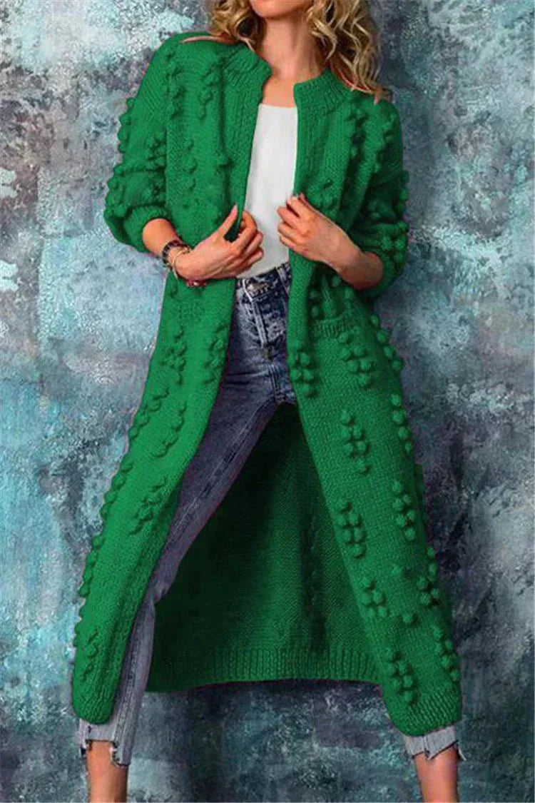Damen Strickjacke mit Strickmuster