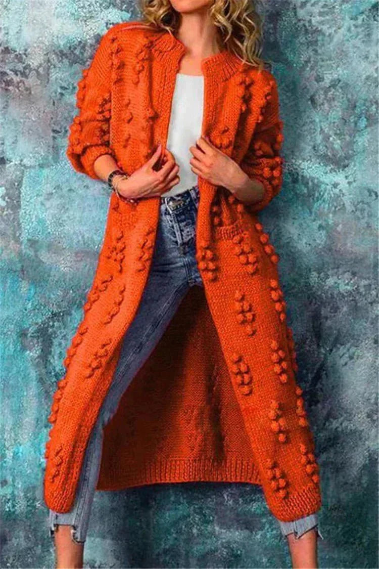 Damen Strickjacke mit Strickmuster