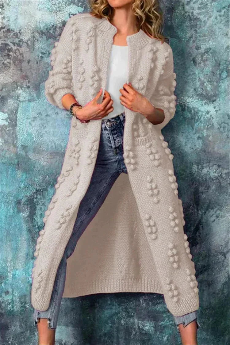 Damen Strickjacke mit Strickmuster