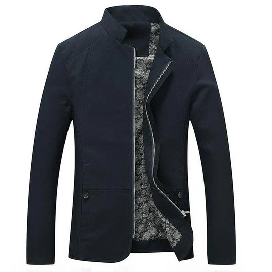 Herren Slim-Fit Leichtgewicht Zip-Up Jacke