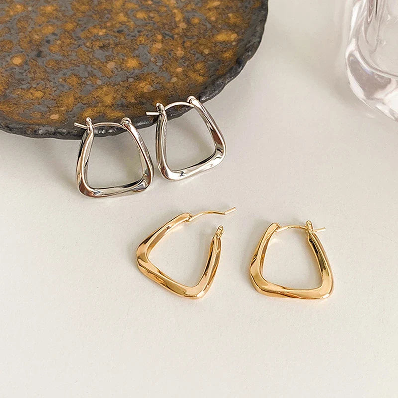 Metall Charm CreolenOhrringe | Shop Nory