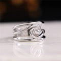 Metall Stil Einfach Vielseitig Ring | Shop Nory