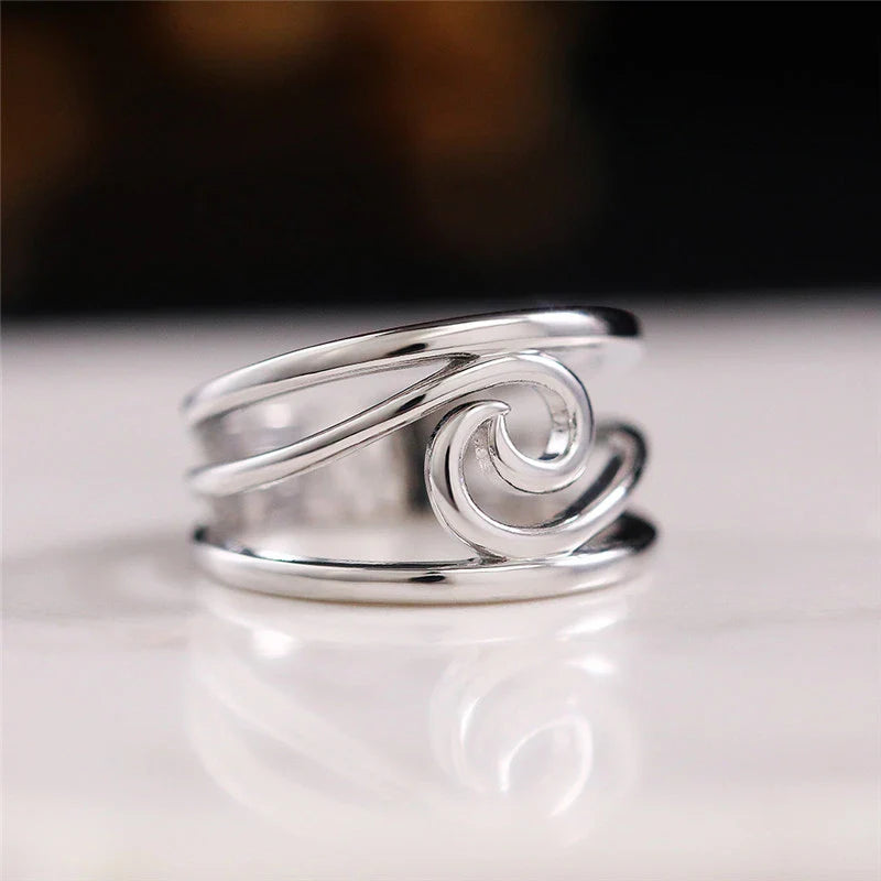 Metall Stil Einfach Vielseitig Ring | Shop Nory