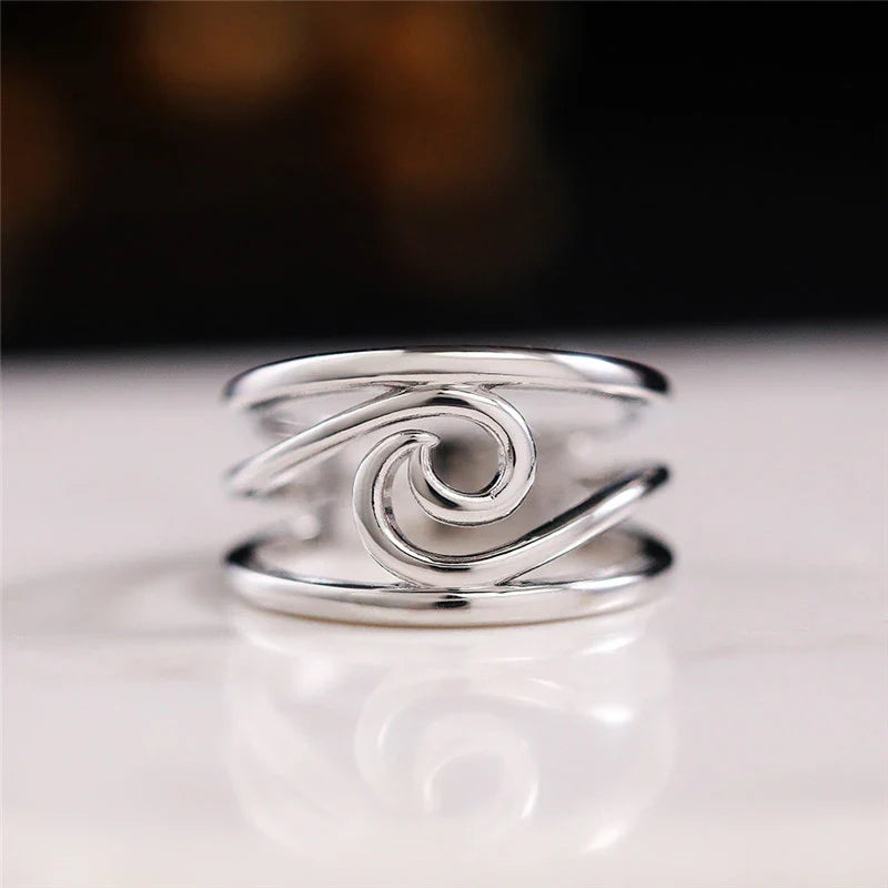 Metall Stil Einfach Vielseitig Ring | Shop Nory