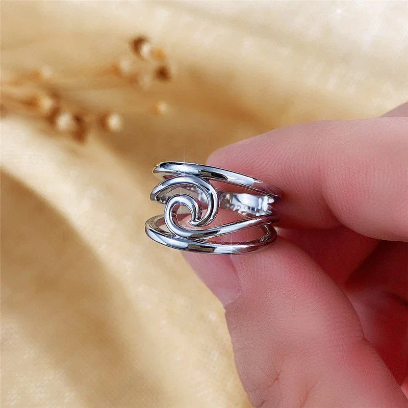 Metall Stil Einfach Vielseitig Ring | Shop Nory