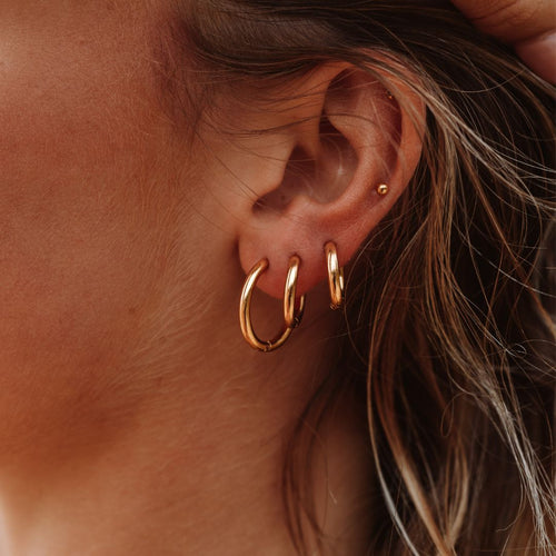 Zeitlose Creolen - Celeste | Shop Nory