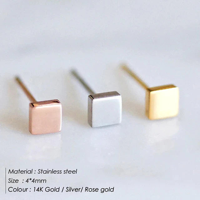 Minimalistische geometrische Ohrstecker | Shop Nory