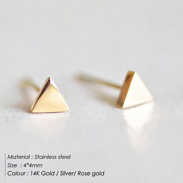 Minimalistische geometrische Ohrstecker | Shop Nory