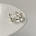 Minimalistische unregelmäßige Stern Offener Ring | Shop Nory