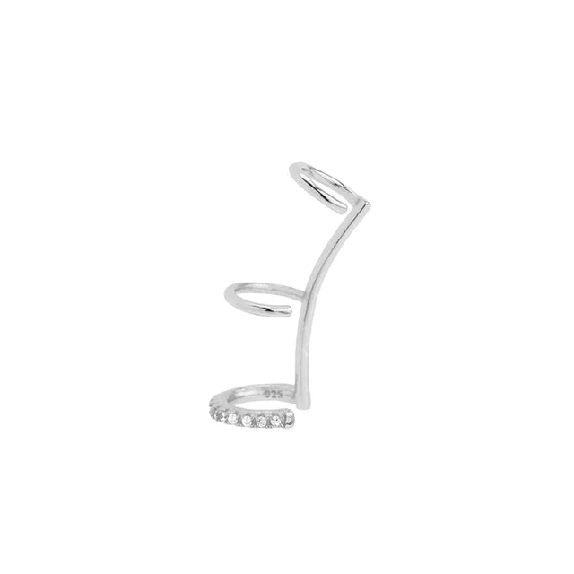 Minimalist Drei-Lagen-Zirkon-Ohrcuff | Shop Nory
