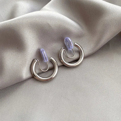 Vintage Minimalistische Clip-On Creolen | Shop Nory