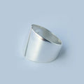 Minimalistischer breiter glänzender offener Ring | Shop Nory